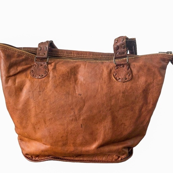 Noonday Collection Leather Bag Brown - Picture 3 of 11